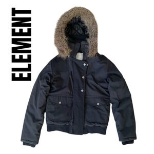 NWOT Element Coats Faux Fur Hooded Coat​